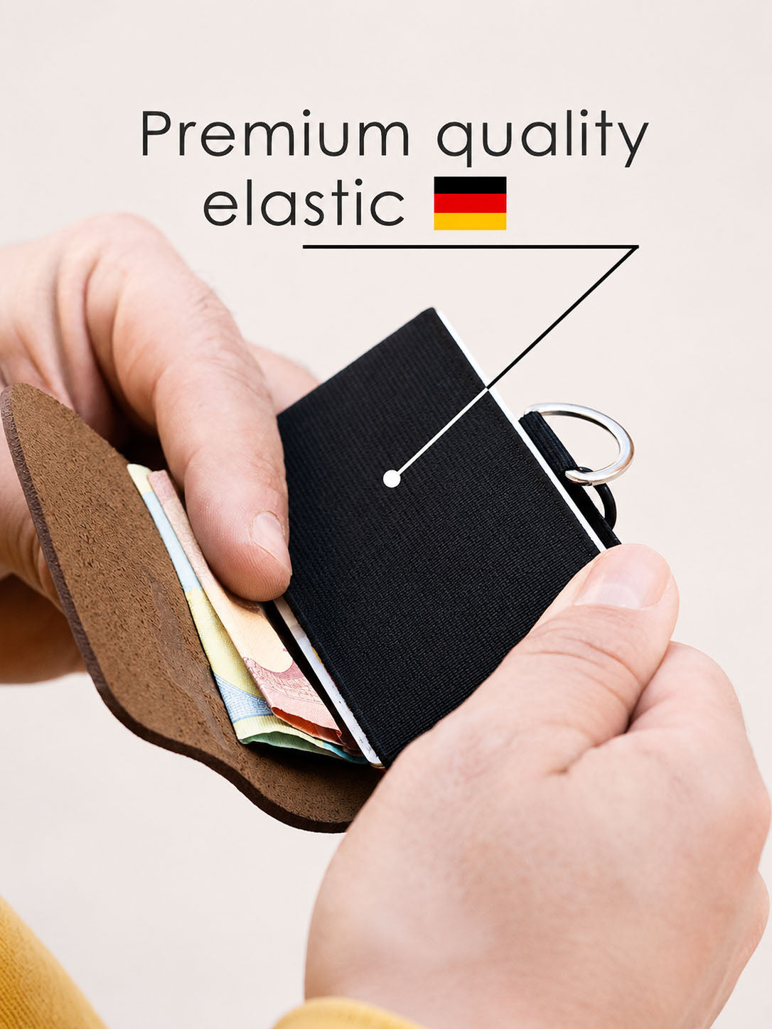Portafoglio per carte, banconote e monete “Compatto”