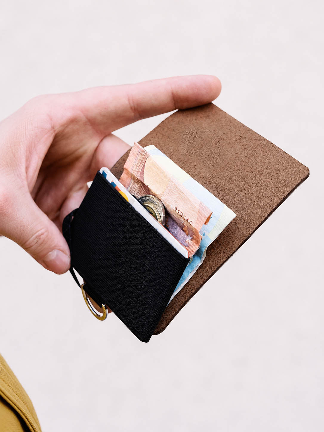 Portafoglio per carte, banconote e monete “Compatto”
