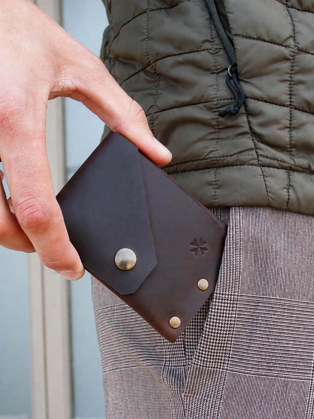Portafoglio per carte, banconote e monete “Capiente”