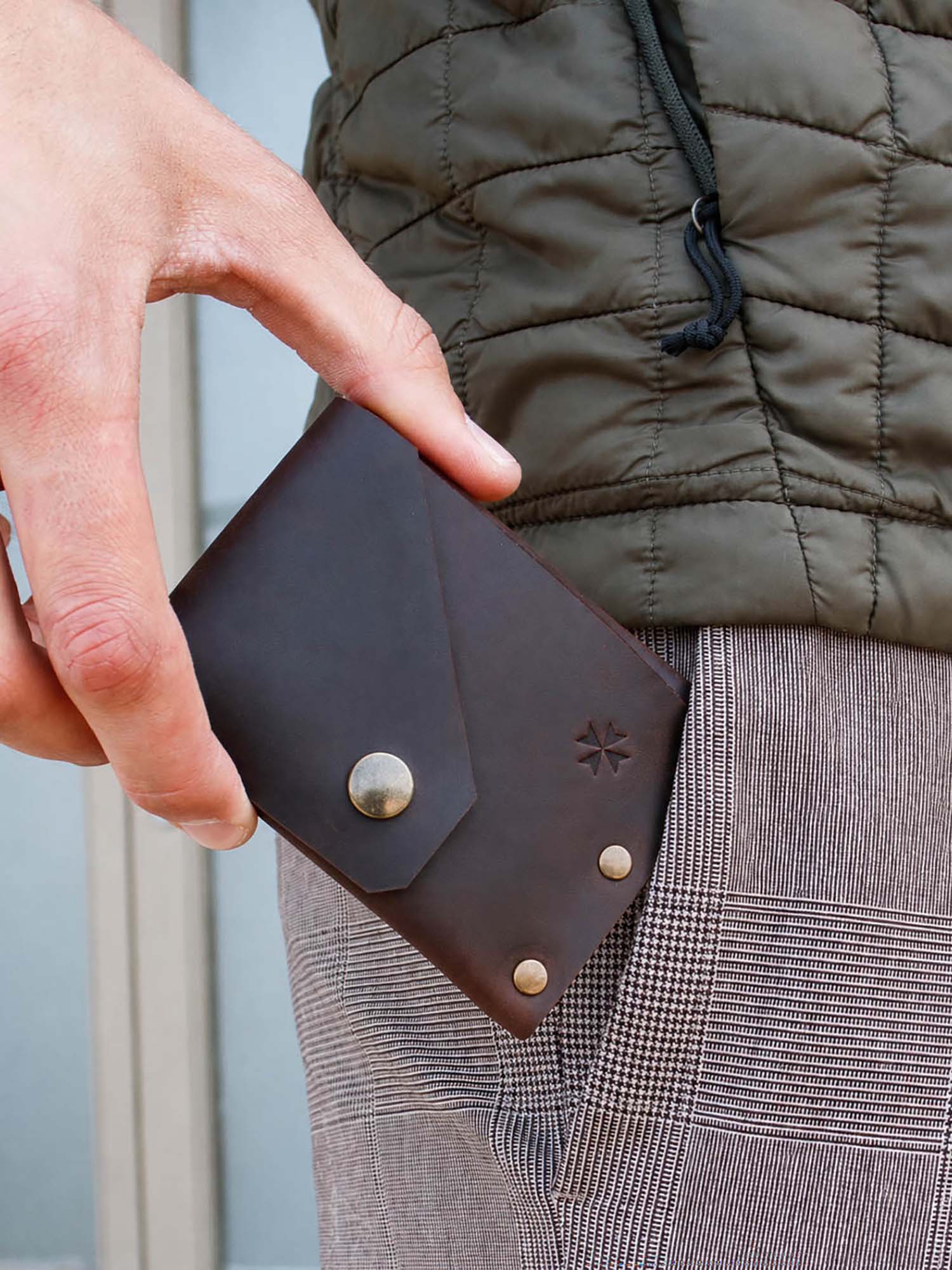 Portafoglio per carte, banconote e monete “Capiente”