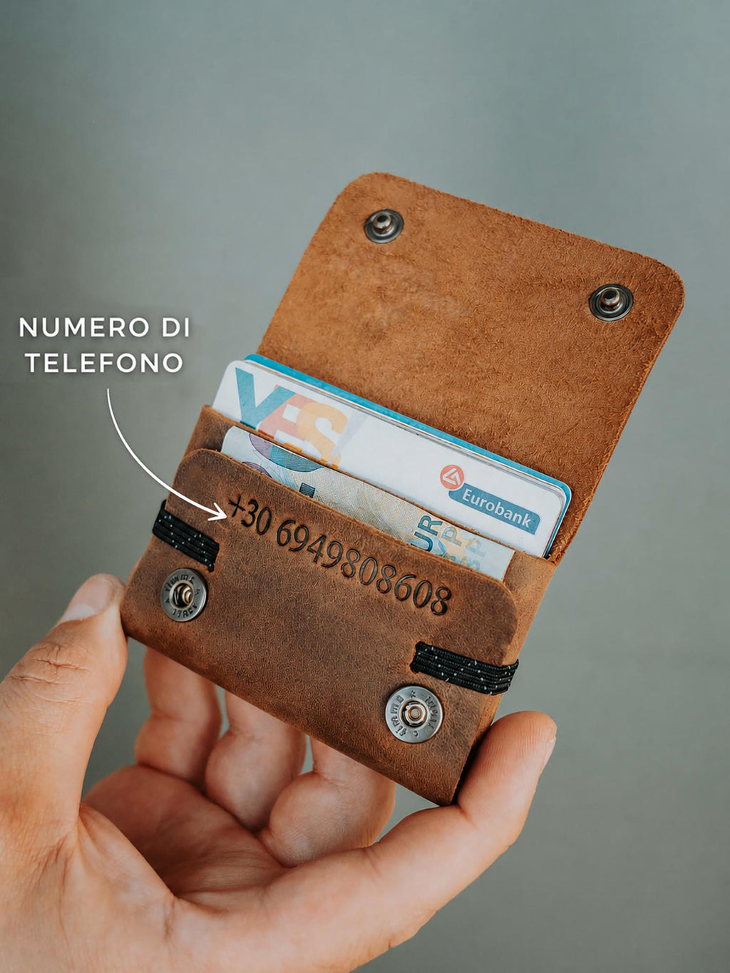 Portafoglio per carte, banconote e monete “Compatto”