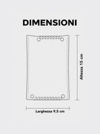 Portafoglio per carte, banconote e passaporto “Viaggio”
