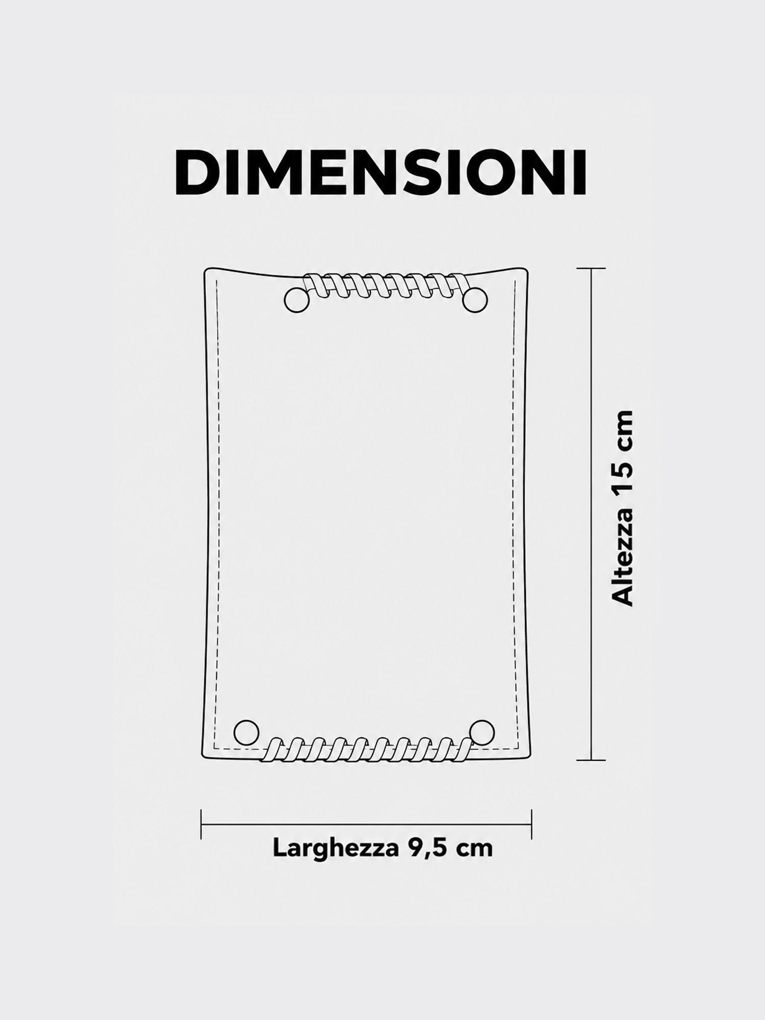 Portafoglio per carte, banconote e passaporto “Viaggio”