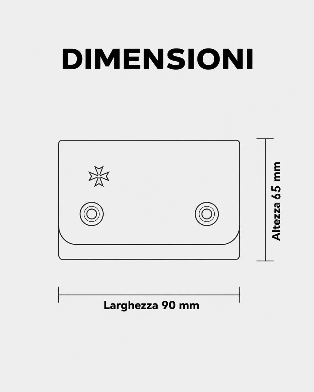 Portafoglio per carte, banconote e monete “Compatto”