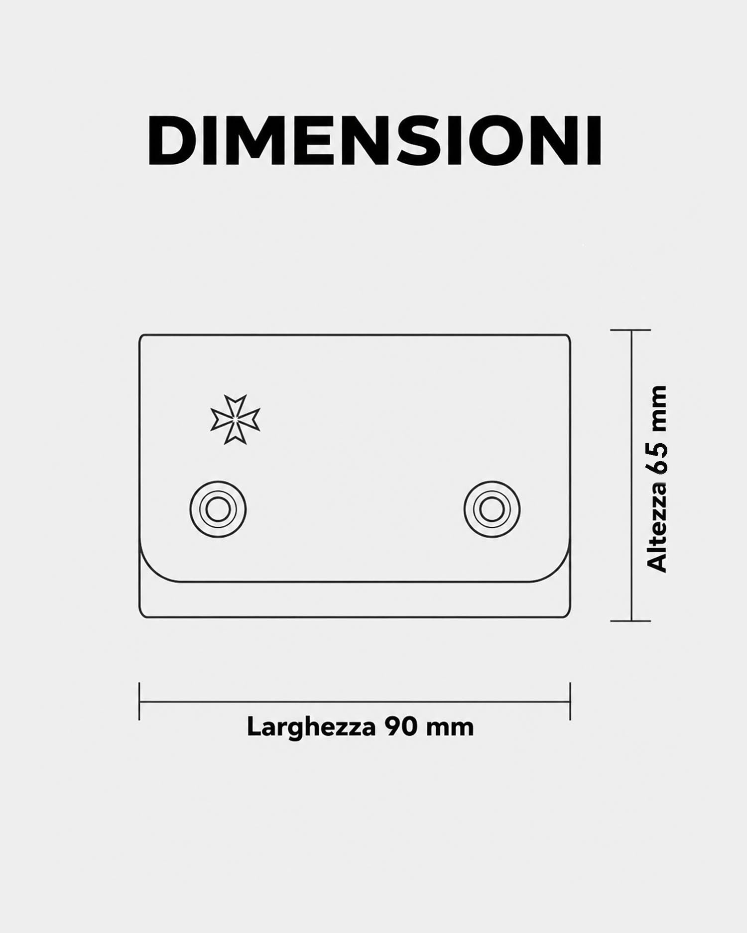 Portafoglio per carte, banconote e monete “Compatto”