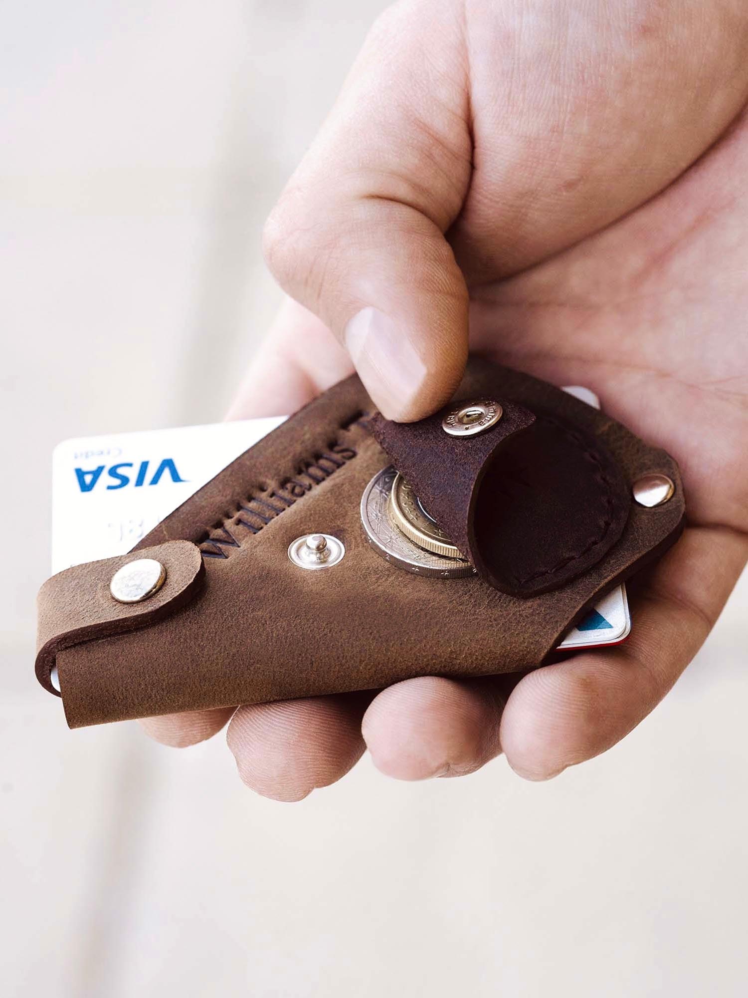 Portafoglio per carte, banconote e monete “Trigono”