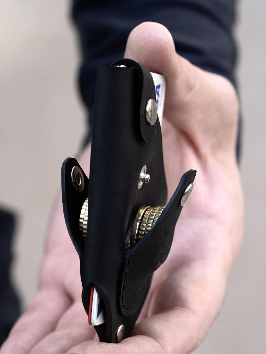 Portafoglio per carte, banconote e monete “Trigono”